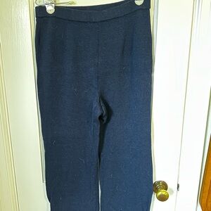 St. John Navy Straight Leg Pants